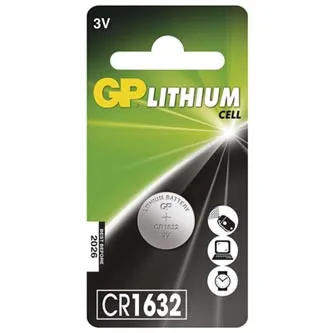GP Jednorazové lithiová batéria CR1632, 1-pack