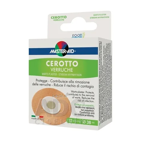 MASTER AID FOOT Care Náplasti na bradavice