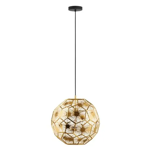 Závesné osvetlenie Eglo SKOURA mosadz 39755