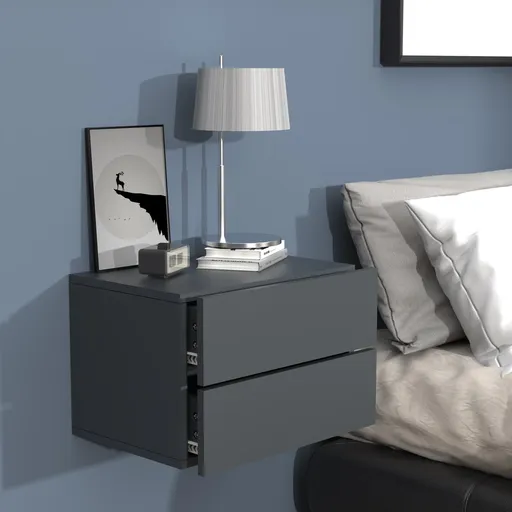 VCM Nástěnná zásuvka Usal L 45, antracitová