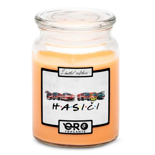 Sviečka Hasiči (Vôňa sviečky: Tropické ovocie)