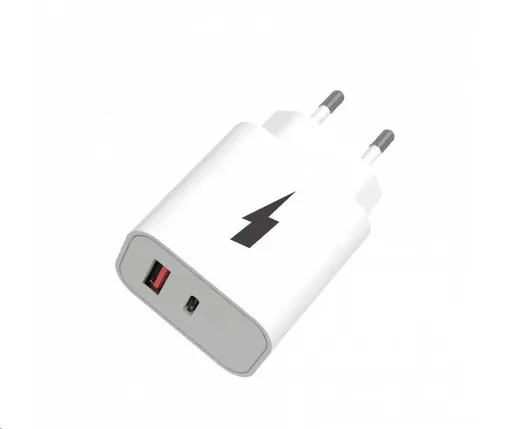 WG - Sieťová nabíjačka 2x USB, 1x USB-C PD 20W + 1x USB-A QC 3.0 18W, biela
