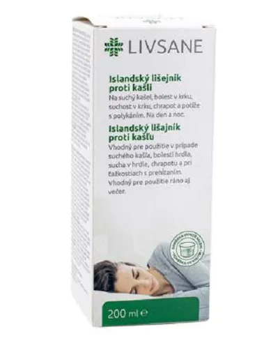 Livsane Islandský lišajník proti kašľu 200 ml