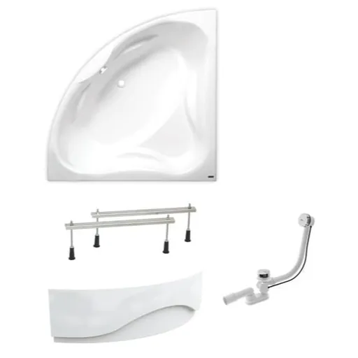 Rohová vaňa Laguna Cornelia 140x140 cm akrylát ľavá aj pravá SIKOCO1400ANP