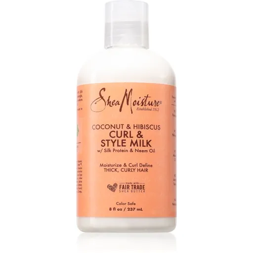 Shea Moisture Coconut & Hibiscus Curl & Style hydratačné mlieko pre kučeravé vlasy 237 ml