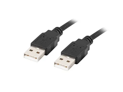 LANBERG USB-A M/M 2.0 kábel 1m, čierny