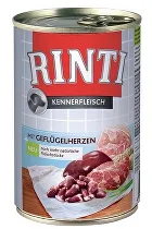 Rinti Dog hydinové srdiečka v konzerve 400g