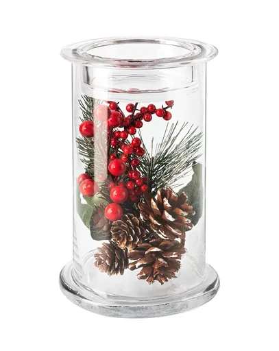 Weltbild Skleněný svícen Zimní čas