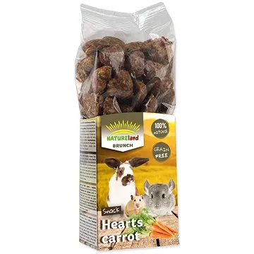 Nature Land Brunch Pochúťka srdiečka s mrkvou 150 g (8595681805492)