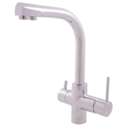 RAV SLEZÁK Seina drezová batéria s otočným ramienkom, 2 prúdy chróm SE918.5