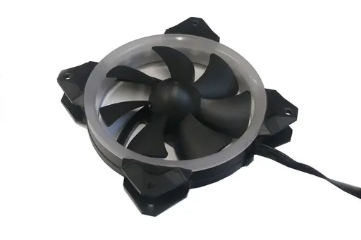 EUROCASE ventilátor RGB 120mm (Turbine blade, FullControl Led)