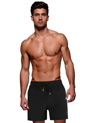 Pánske čierne kraťasy Dstreet SX2537