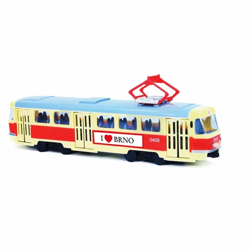 Rappa Tramvaj, ktorá hlási zastávky česky BRNO, 28 cm