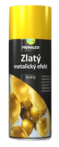 PRIMALEX - Metalický kovový efekt v spreji zlatý efekt 0,4 L