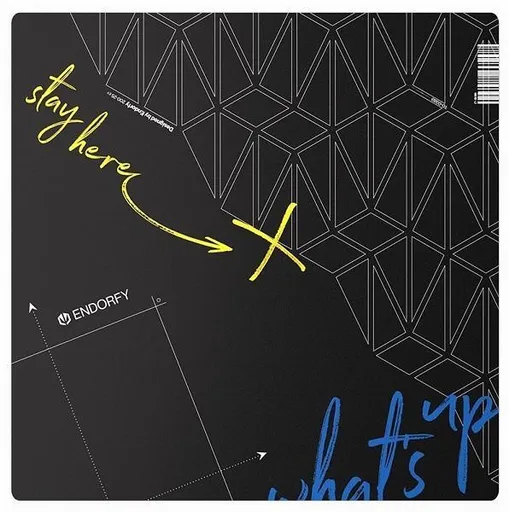 Endorfy podložka pod stoličku/90x90cm/PVC/čierna