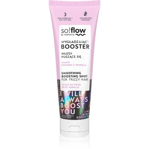 so!flow Frizzy and Dry Hair Smoothing Boosting Shot uhladzujúce sérum proti krepateniu 75 ml