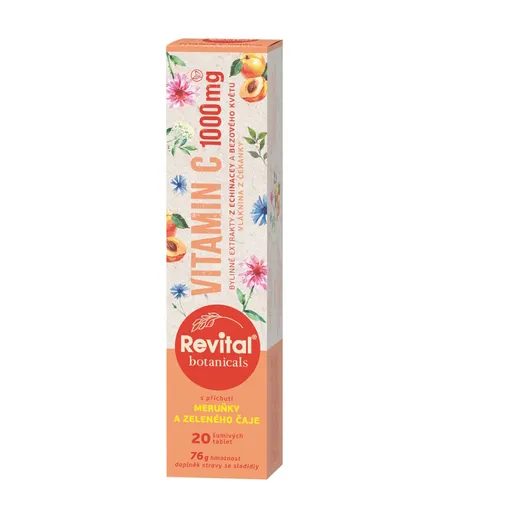 REVITAL Botanicals vitamín C 1000 mg 20 šumivých tabliet