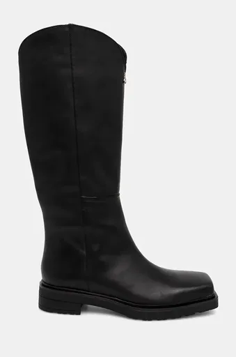 Kožené čižmy Patrizia Pepe