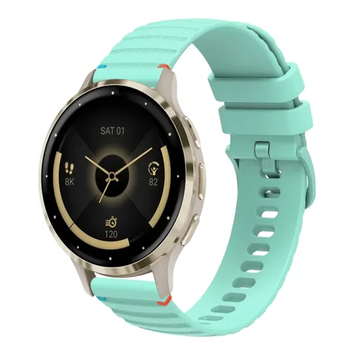 WAVY Silikónový remienok pre Garmin Venu 3S mentolový