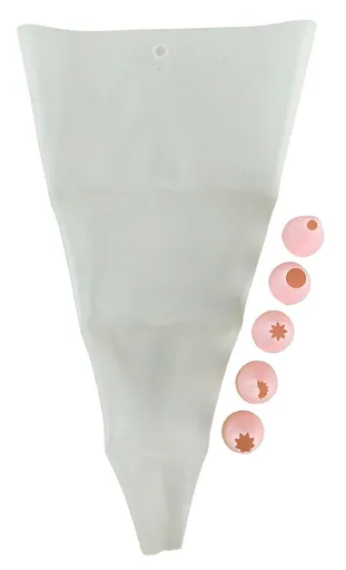 MAKRO - Zdobička na tortu silikón a 5 nástavcov