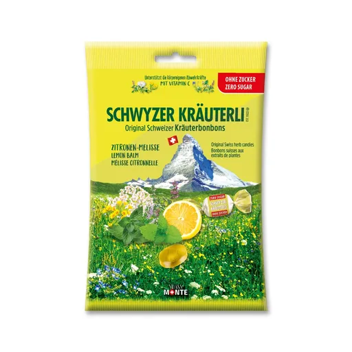 DOMACO Bylinné bonbóny – Citrón + medovka bez cukru 75 g – Green idea