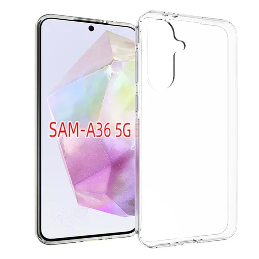 TPU Ochranný kryt pre Samsung Galaxy A36 priehľadný