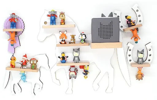 VCM Police Boarti Tonie - sada koní, bílá