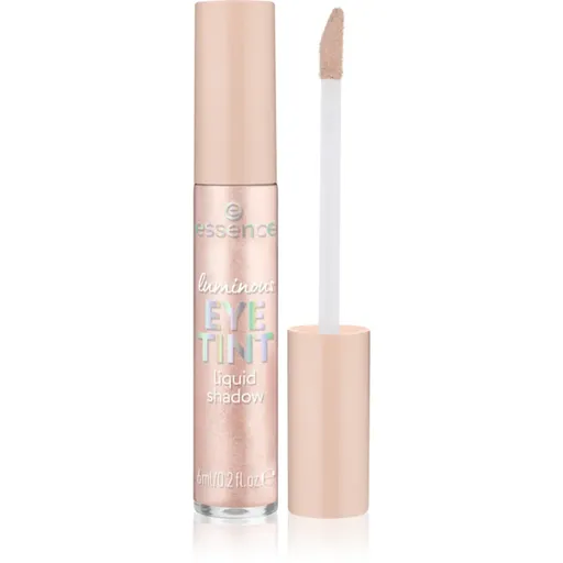 essence Luminous EYE TINT tekuté očné tiene odtieň 02 Gleaming Charm 6 ml
