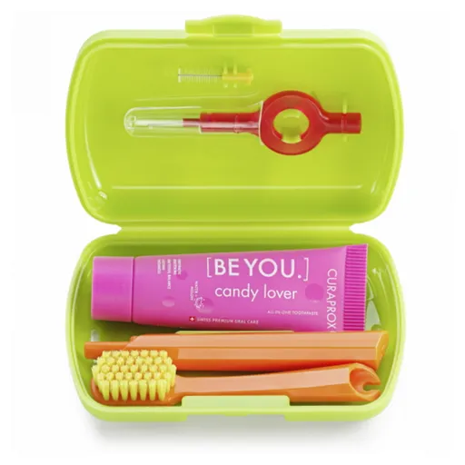 CURAPROX Travel súprava zelená 5460 1 kus