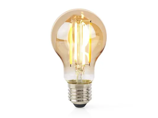 Smart LED žiarovka E27 7W teplá biela NEDIS WIFILRF10A60 WiFi Tuya