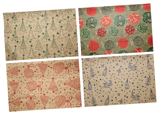 MAKRO - Papier vianočný 70x100cm různé dekory