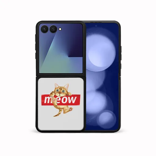 MY ART Ochranný kryt pre Samsung Galaxy Z Flip7 5G MEOW (183)