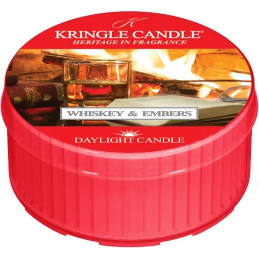 Kringle Candle Whiskey & Embers čajová sviečka 42 g