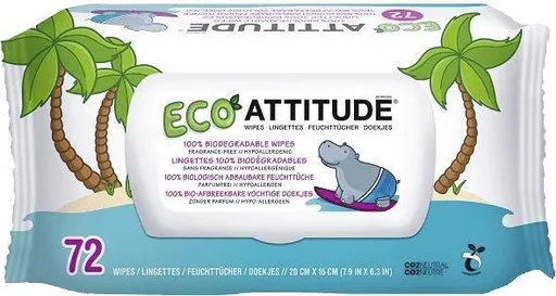 Attitude vlhčené utierky bez vône 72 ks
