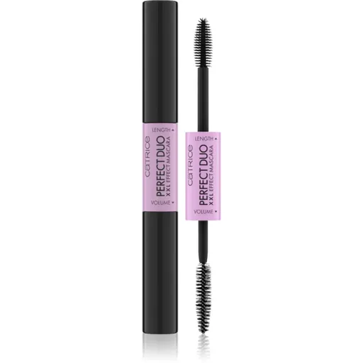 Catrice Perfect Duo XXL Effect objemová a predlžujúca riasenka 2 v 1 odtieň Black 8 ml
