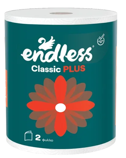 ENDLESS CLASSIC PLUS - 2-vrstové papierové utierky v rolke 42 m (221 útržkov)