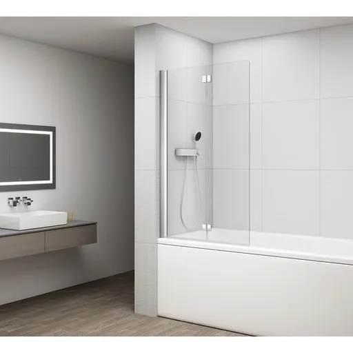 Polysan Rota vaňová zástena 150x90 cm chróm FA900