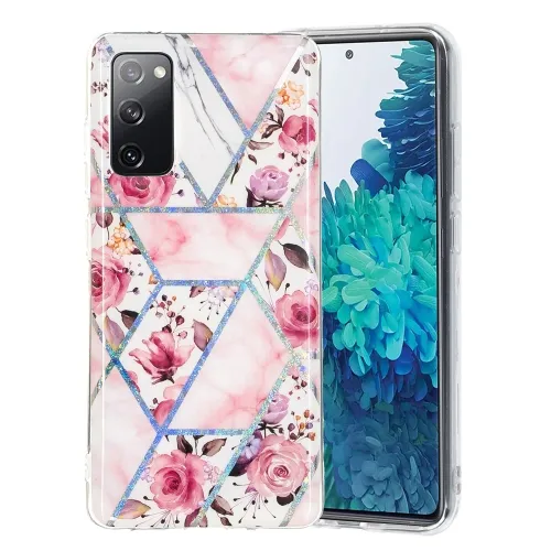GEOMETRIC ART Silikónový kryt Samsung Galaxy A03s ROSE