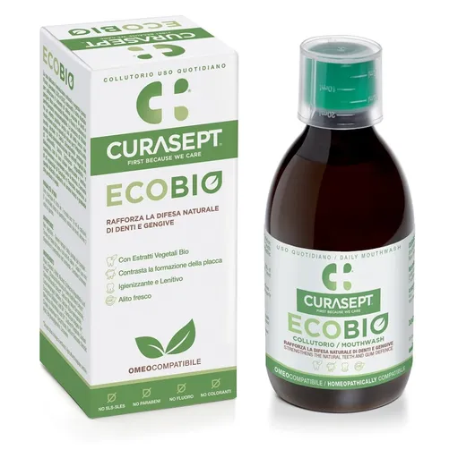 CURASEPT Ústna voda Ecobio 300 ml
