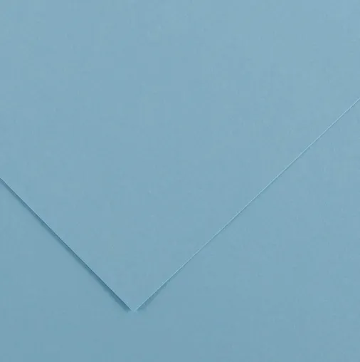 CANSON COLORLINE - Obojstranné farebné papiere 50 x 65 cm, 20 - sky blue, 10 ks