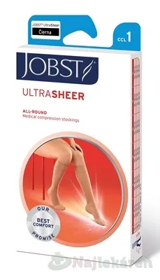 Jobst UltraSheer punč.lýtk. špice černé