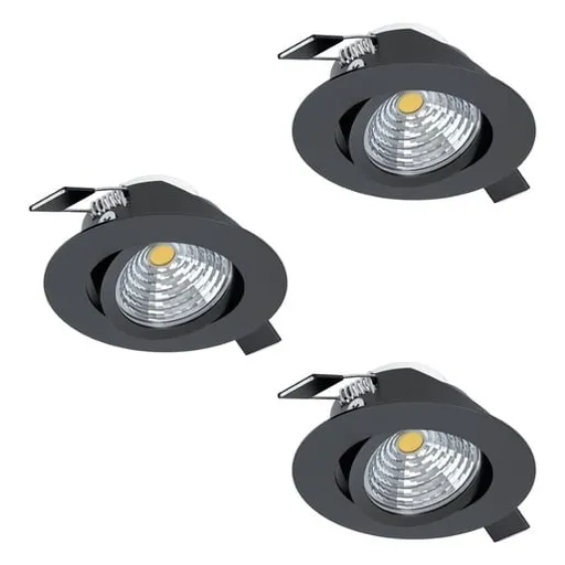 LED bodové osvetlenie Eglo SALICETO čierna 900747