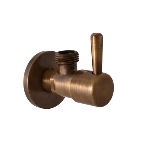 Rohový ventil RAV Slezák 1/2„x3/8“ stará mosaz RV0238SM