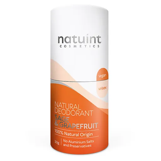 NATUINT COSMETICS Krémový dezodorant šalvia a grapefruit 30 g