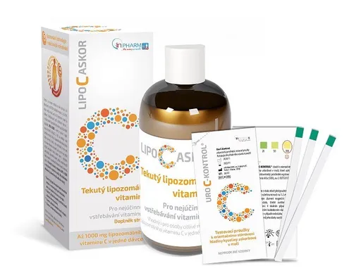Lipo C Askor sir 136 ml + testovacie prúžky