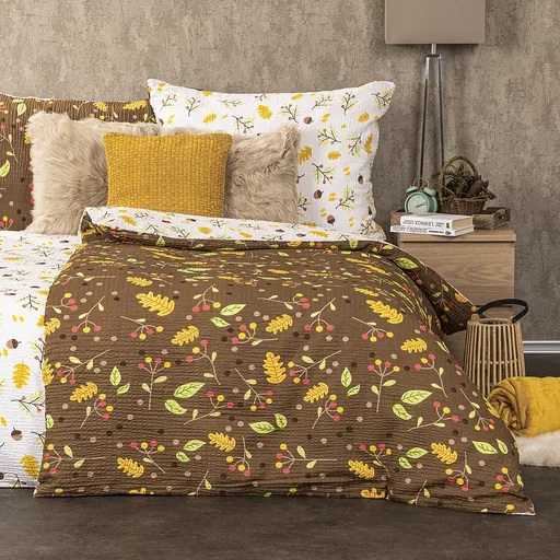 4Home Krepové obliečky Jeseň, 140 x 200 cm, 70 x 90 cm