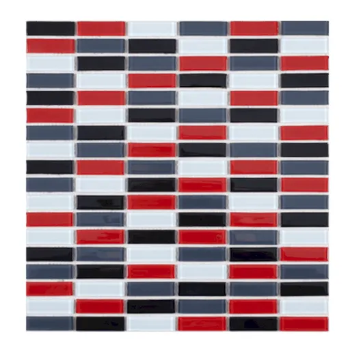 Sklenená mozaika Premium Mosaic vícebarevná 30x30 cm lesk MOS4815MIX3