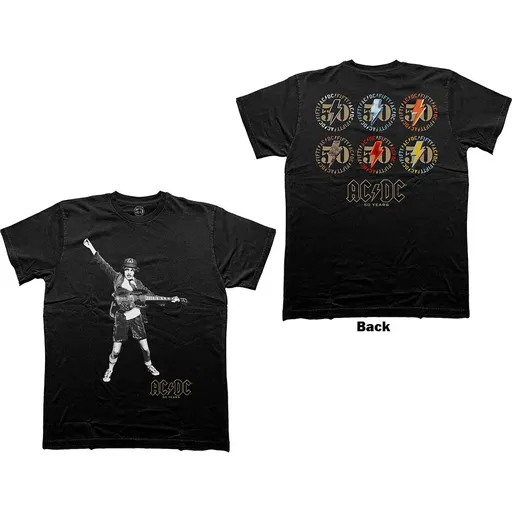 AC/DC tričko Emblems Čierna S
