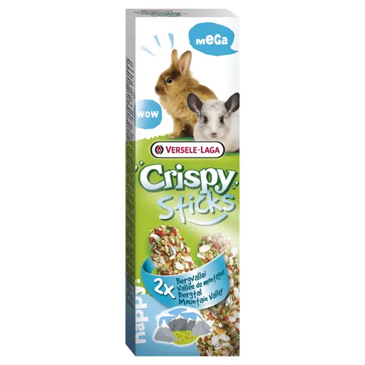 VERSELE-LAGA Crispy Sticks pre králiky/činčily byliny 2 x 70 g