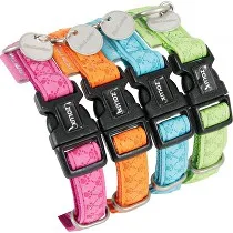 Obojok pre psov MAC LEATHER ružový 25mm Zolux